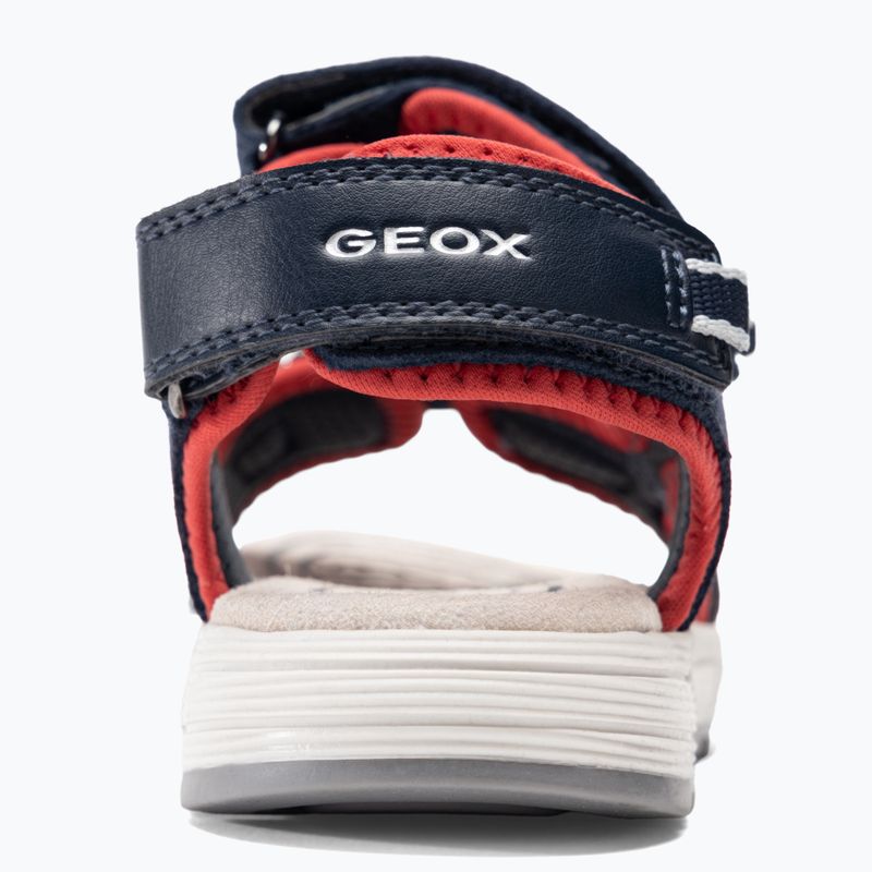Sandale pentru juniori Geox Alben ocean blue/red 6