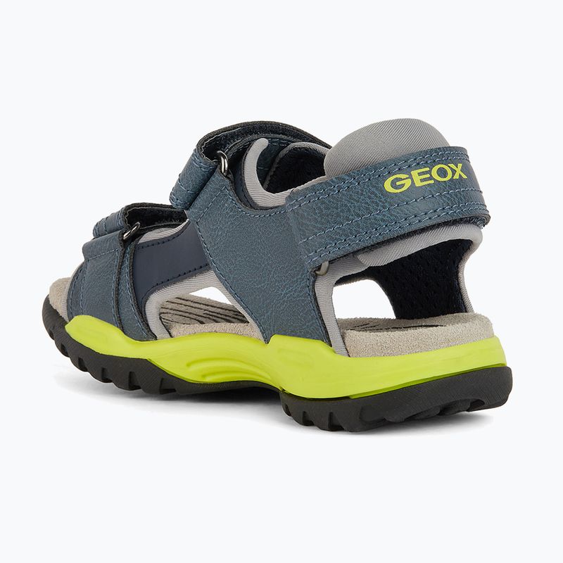 Sandale pentru juniori Geox Borealis avio/lime 10