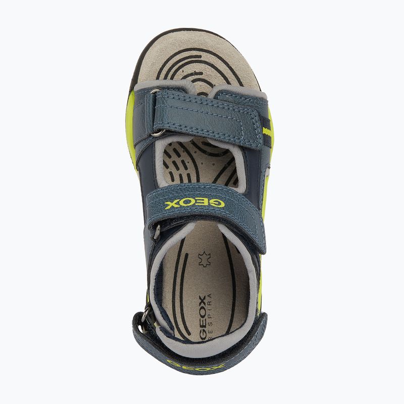 Sandale pentru juniori Geox Borealis avio/lime 13