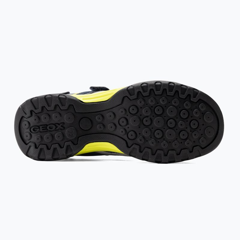 Sandale pentru juniori Geox Borealis avio/lime 4