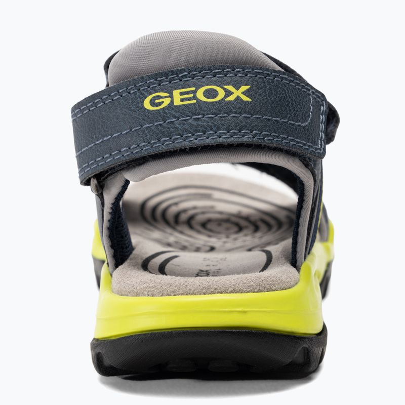 Sandale pentru juniori Geox Borealis avio/lime 6