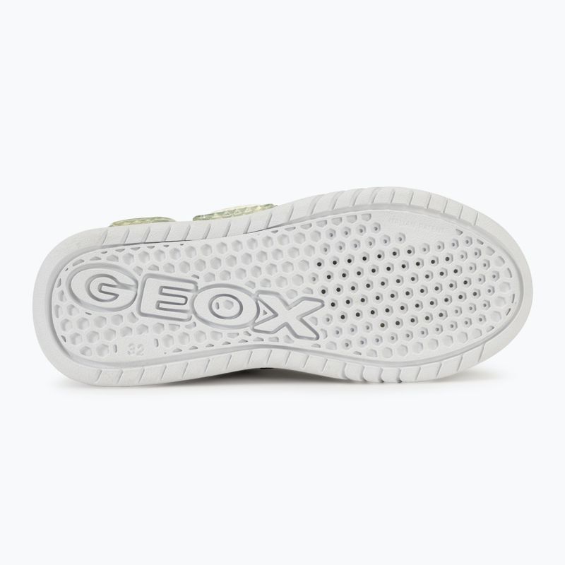 Încălțăminte pentru junior Geox Illuminus ocean blue/silver 4