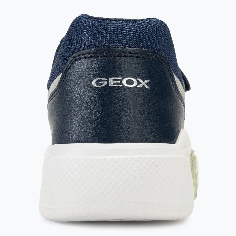 Încălțăminte pentru junior Geox Illuminus ocean blue/silver 6
