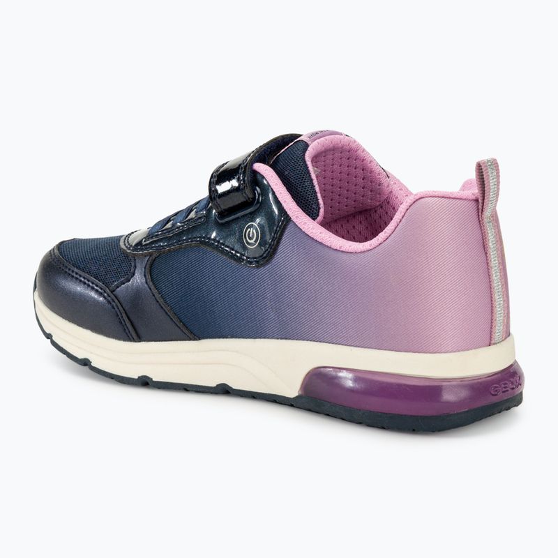 Încălțăminte pentru junior Geox Spaceclub navy/lavender 3
