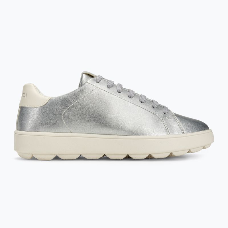 Încălțăminte pentru femei Geox Spherica Ecub-1 silver/optic white 3