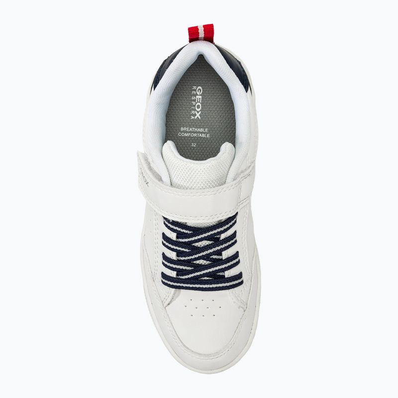 Încălțăminte pentru junior Geox Washiba white/ocean blue 5