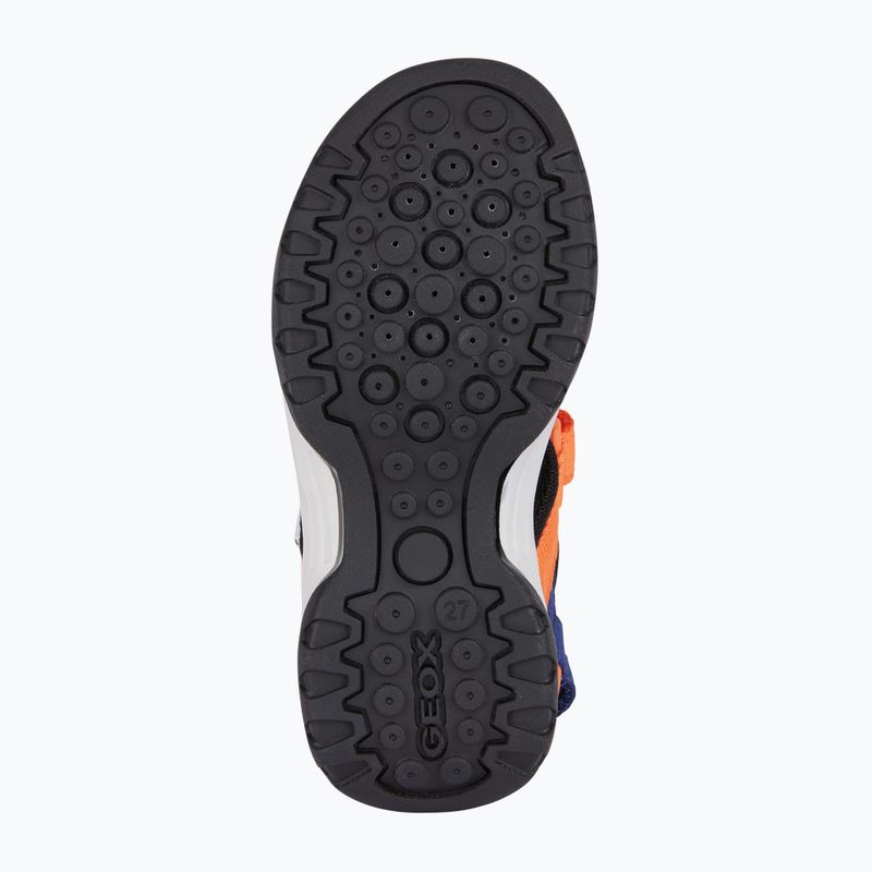 Sandale pentru juniori Geox Borealis ocean blue/orange 12