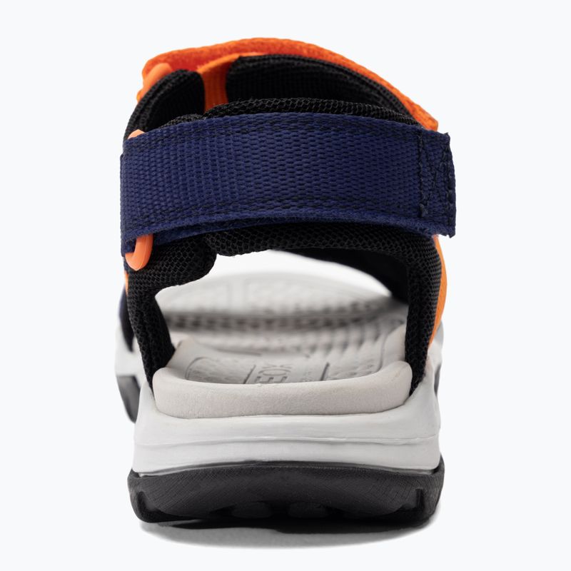 Sandale pentru juniori Geox Borealis ocean blue/orange 6