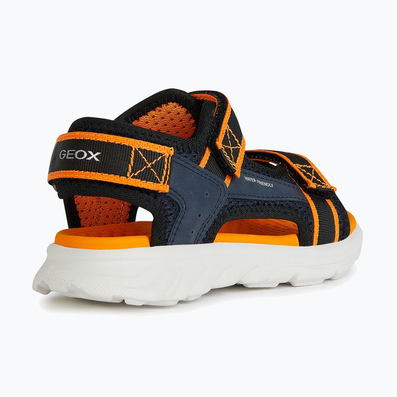 Sandale pentru juniori Geox Airadyum ocean blue/orange 8