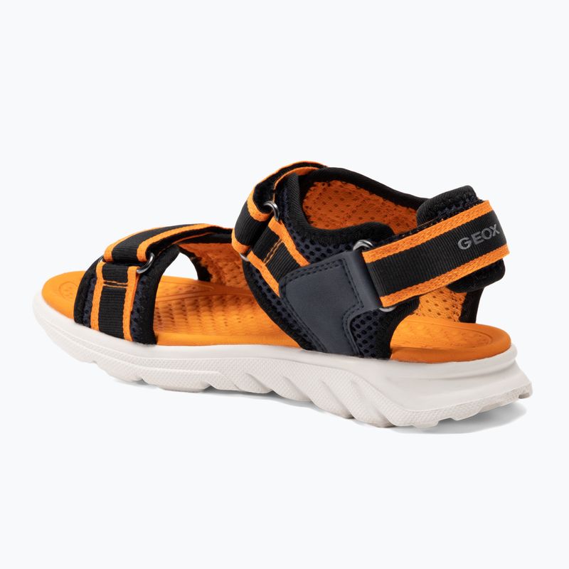Sandale pentru juniori Geox Airadyum ocean blue/orange 3