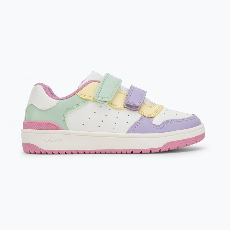 Încălțăminte pentru juniori Geox Washiba white/multicolor 2