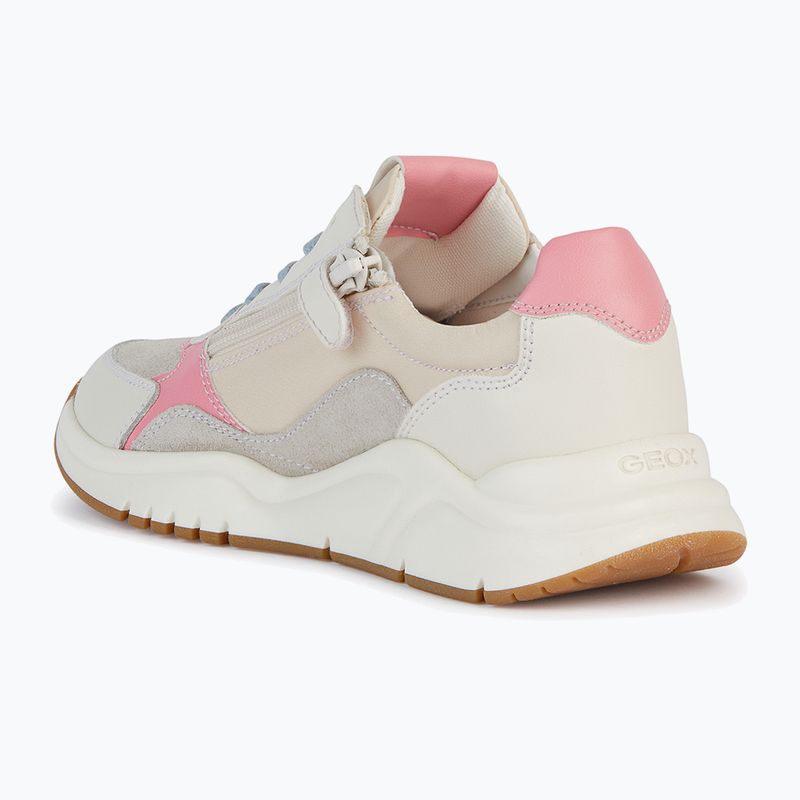 Încălțăminte pentru junior Geox Mawazy light ivory/light coral 10