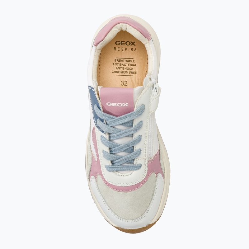 Încălțăminte pentru junior Geox Mawazy white/avio 5