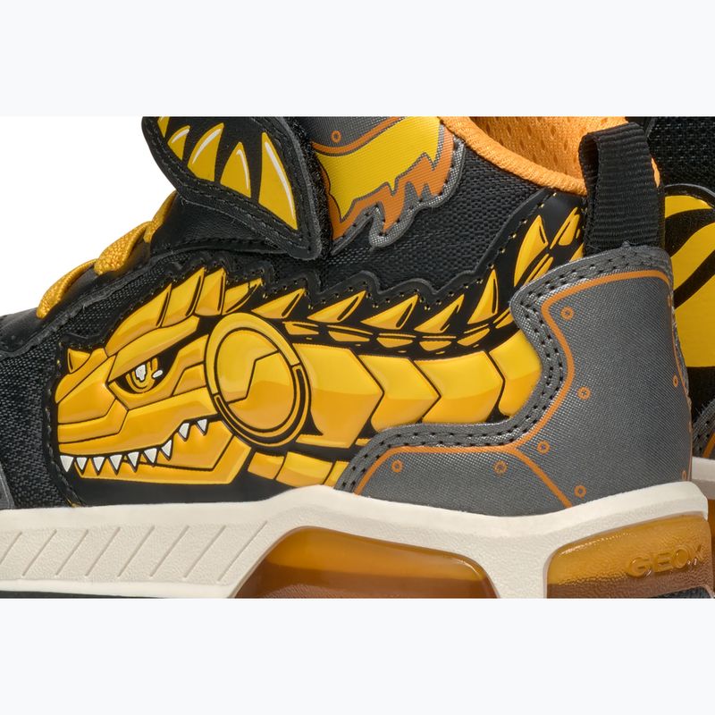 Încălțăminte pentru juniori Geox Inek black/yellow 15