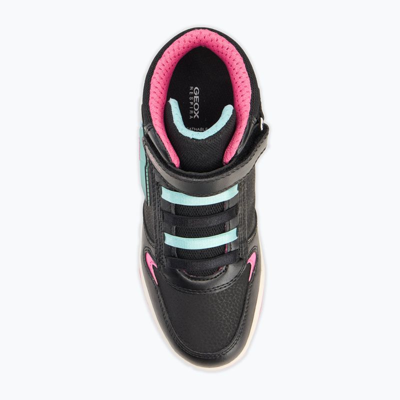 Încălțăminte pentru copii Geox Inek black / aqua 5