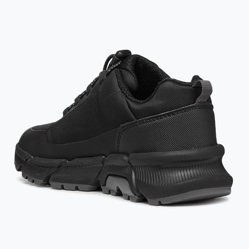Încălțăminte pentru juniori Geox Flexyper Plus ABX black/dark grey 11