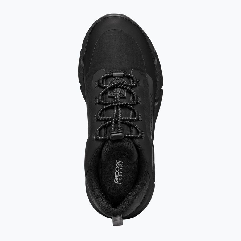 Încălțăminte pentru juniori Geox Flexyper Plus ABX black/dark grey 12