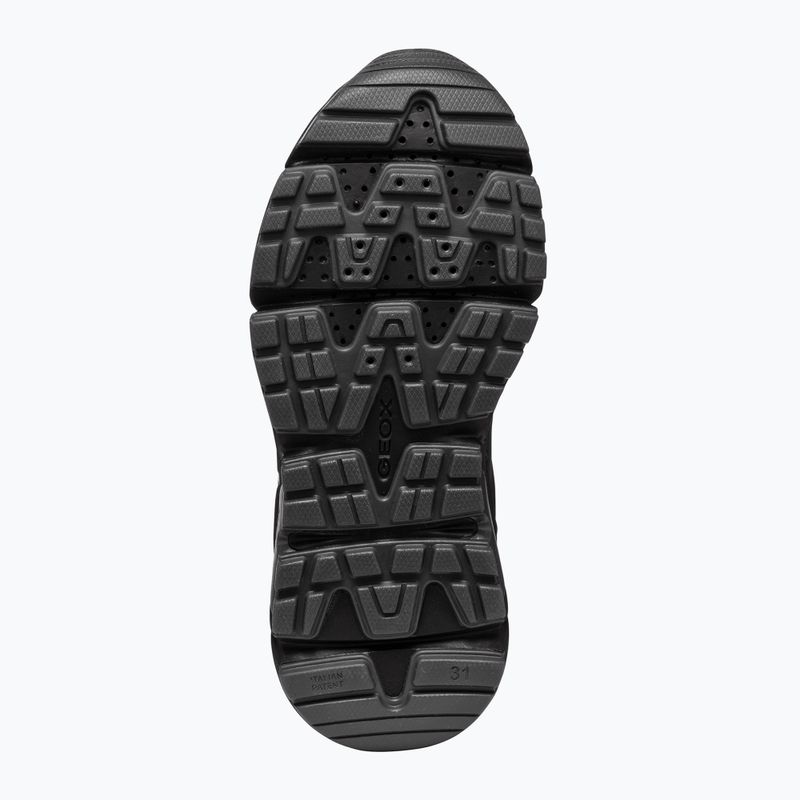 Încălțăminte pentru juniori Geox Flexyper Plus ABX black/dark grey 13