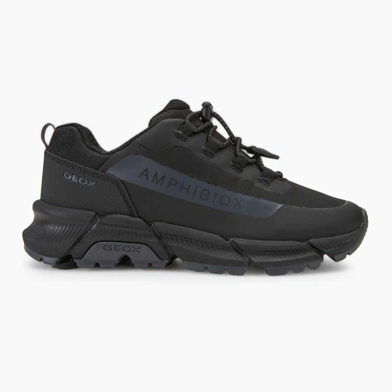 Încălțăminte pentru juniori Geox Flexyper Plus ABX black/dark grey 2