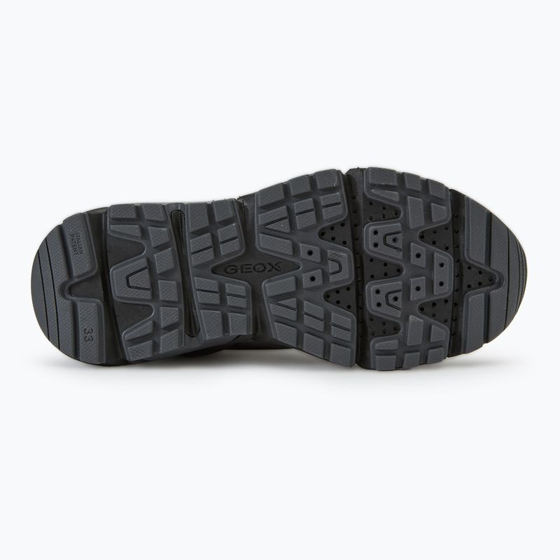 Încălțăminte pentru juniori Geox Flexyper Plus ABX black/dark grey 4