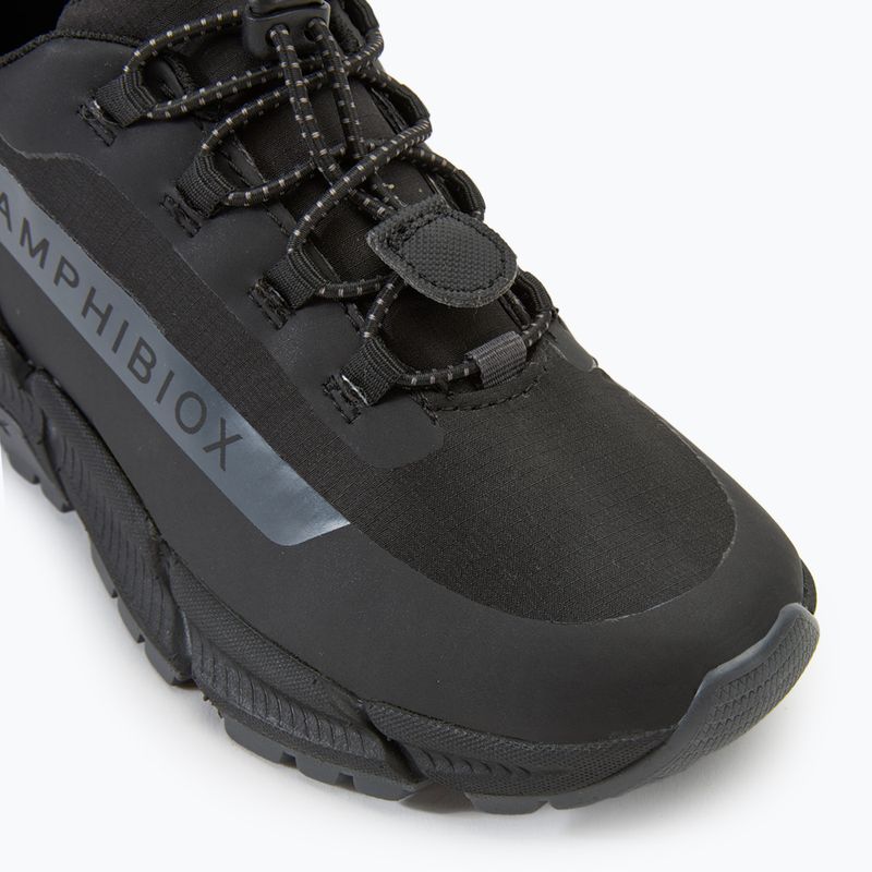 Încălțăminte pentru juniori Geox Flexyper Plus ABX black/dark grey 7