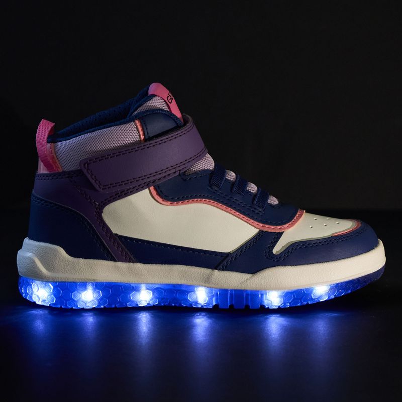 Geox Buzzerlight pantofi pentru copii navy/dark purple 8
