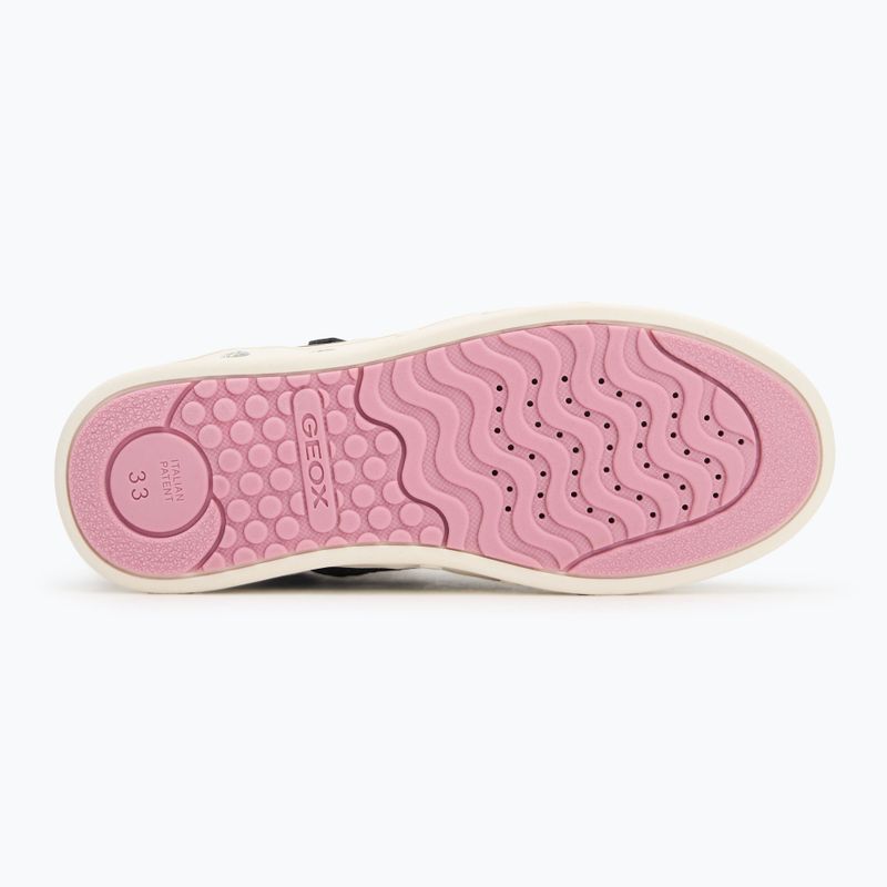 Pantofi pentru copii Geox Skylin negru/fucsia 4