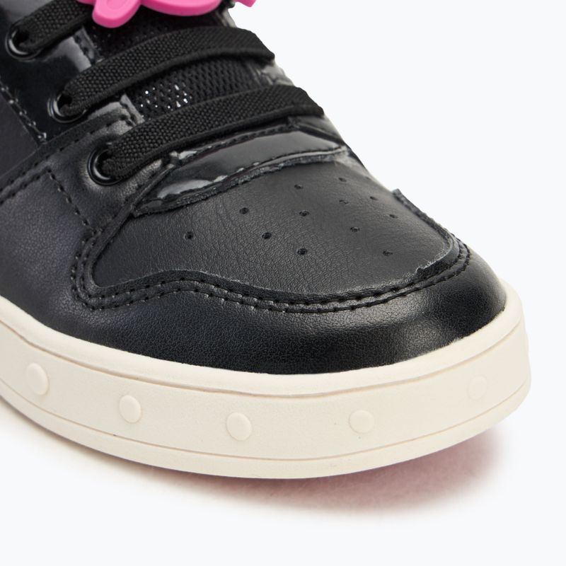 Pantofi pentru copii Geox Skylin negru/fucsia 7