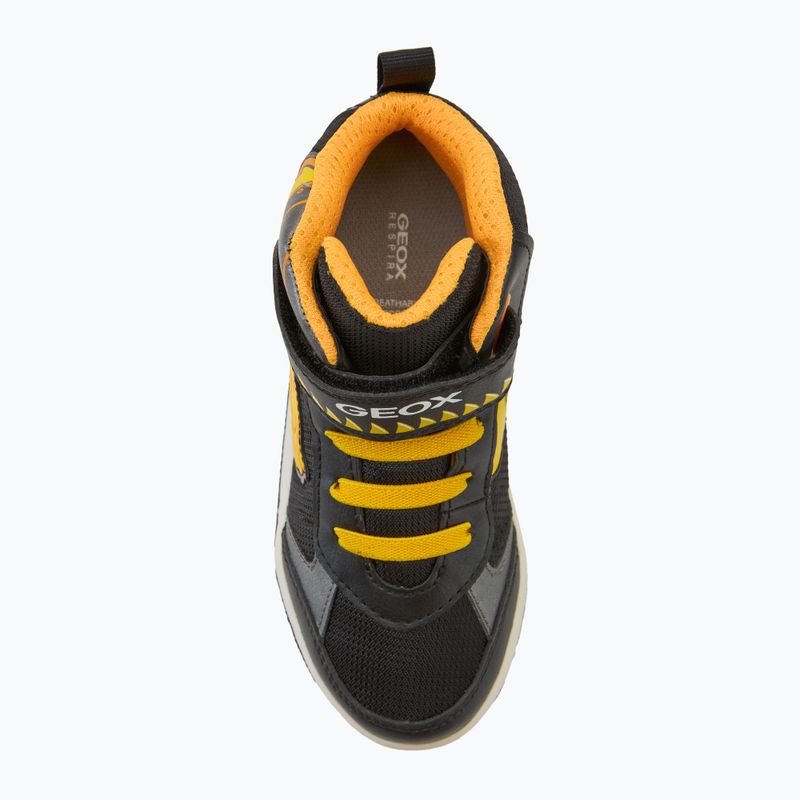 Încălțăminte pentru juniori Geox Inek black/yellow 5