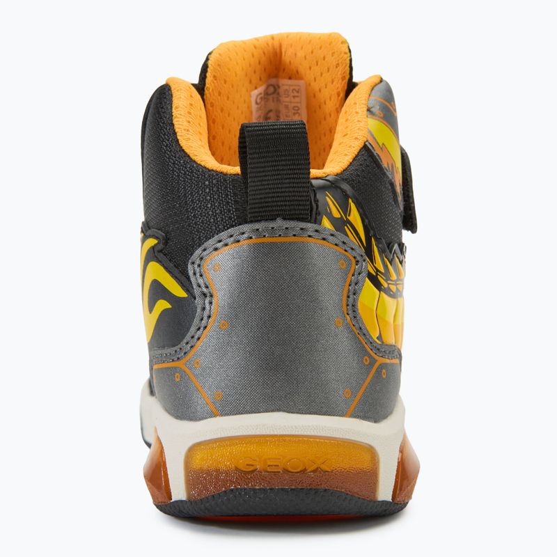 Încălțăminte pentru juniori Geox Inek black/yellow 6