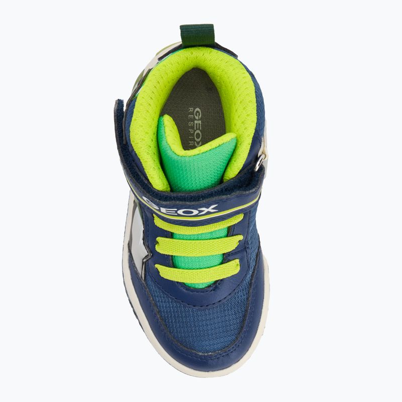 Pantofi pentru copii Geox Inek navy/lime green 5