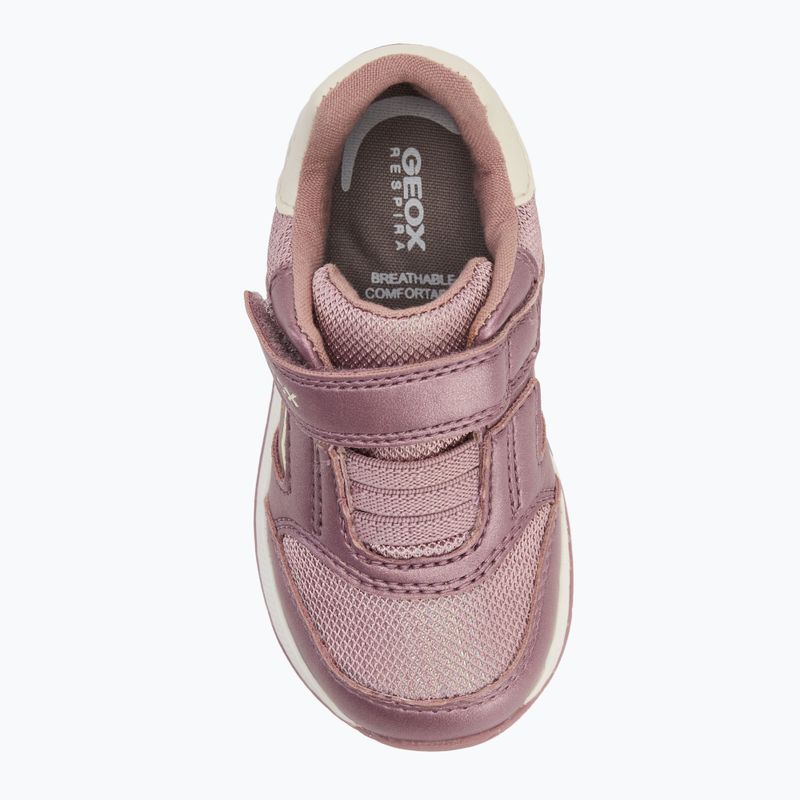 Încălțăminte pentru copii Geox Rishon dark pink/old white 5