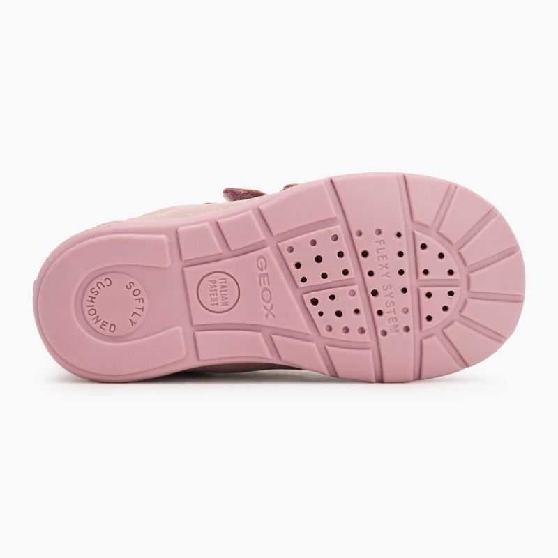 Pantofi pentru copii Geox Elthan antique rose/prune 4