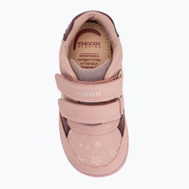 Pantofi pentru copii Geox Elthan antique rose/prune 5