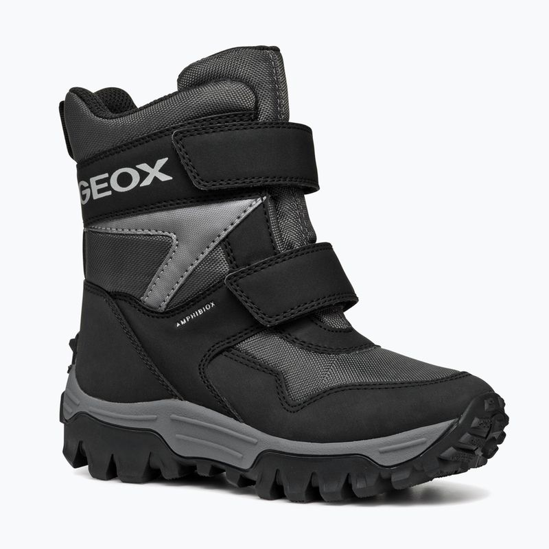 Ghete de zăpadă pentru copii Geox Himalaya anthracite / black