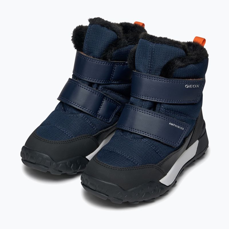 Ghete de zăpadă pentru copii Geox Trekkyup ABX navy / black 11