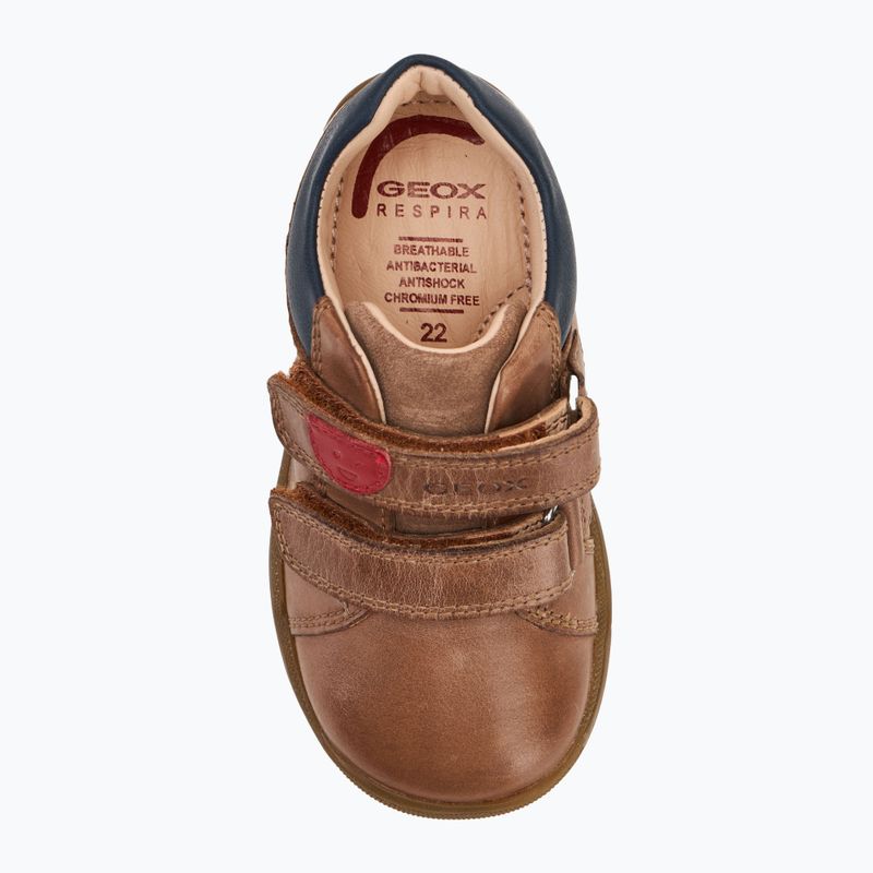 Geox Macchia cognac pantofi pentru copii 5