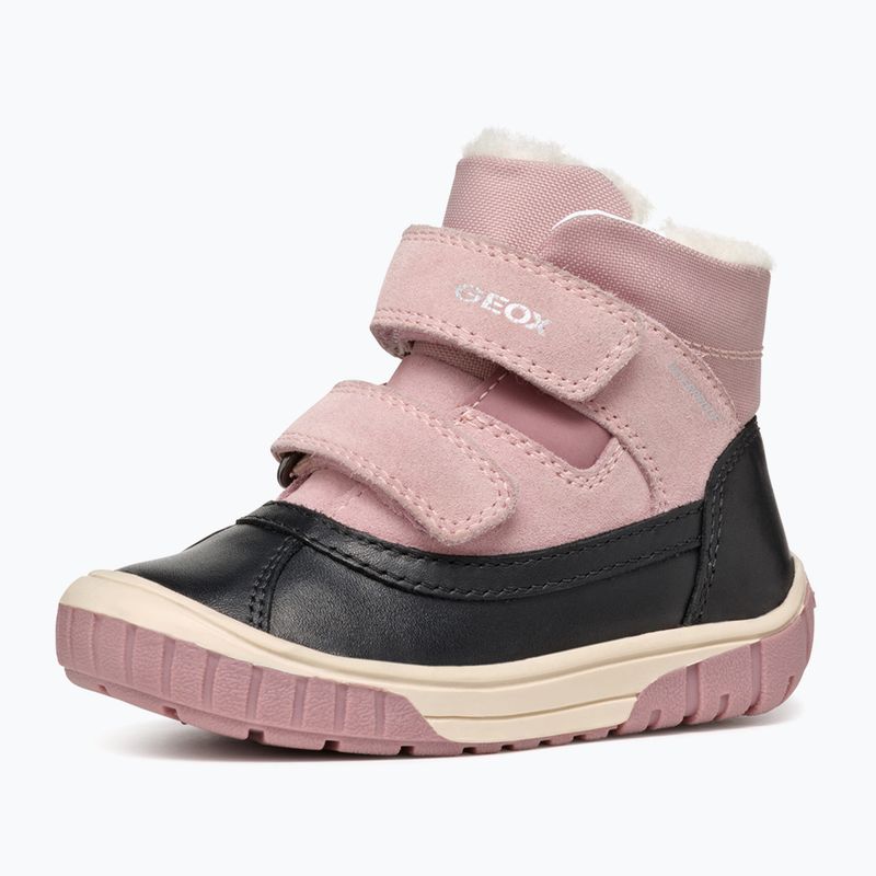 Ghete de zăpadă pentru copii Geox Omar black / pink 10