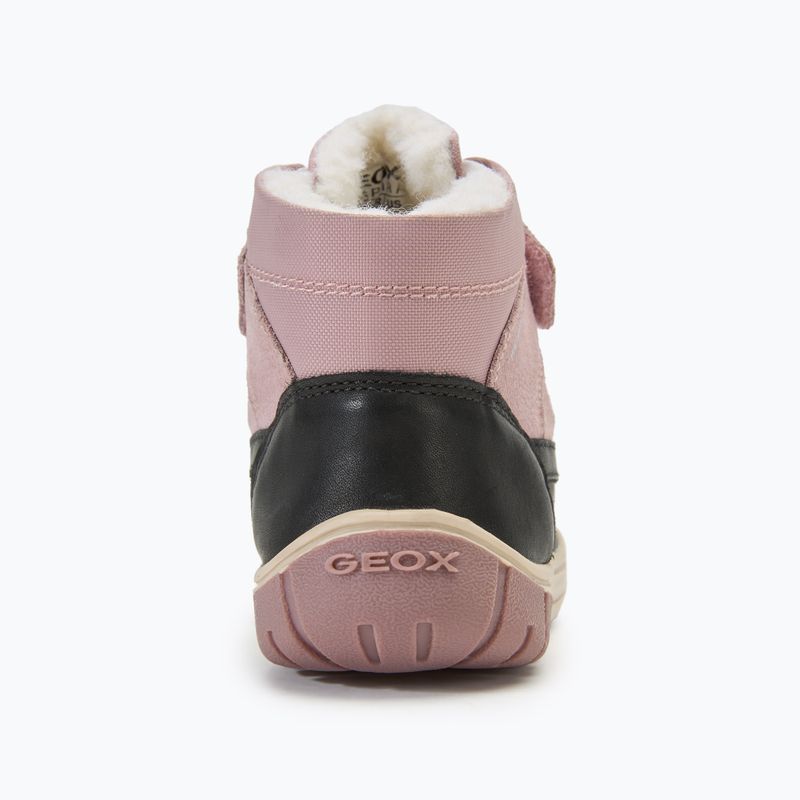 Ghete de zăpadă pentru copii Geox Omar black / pink 6