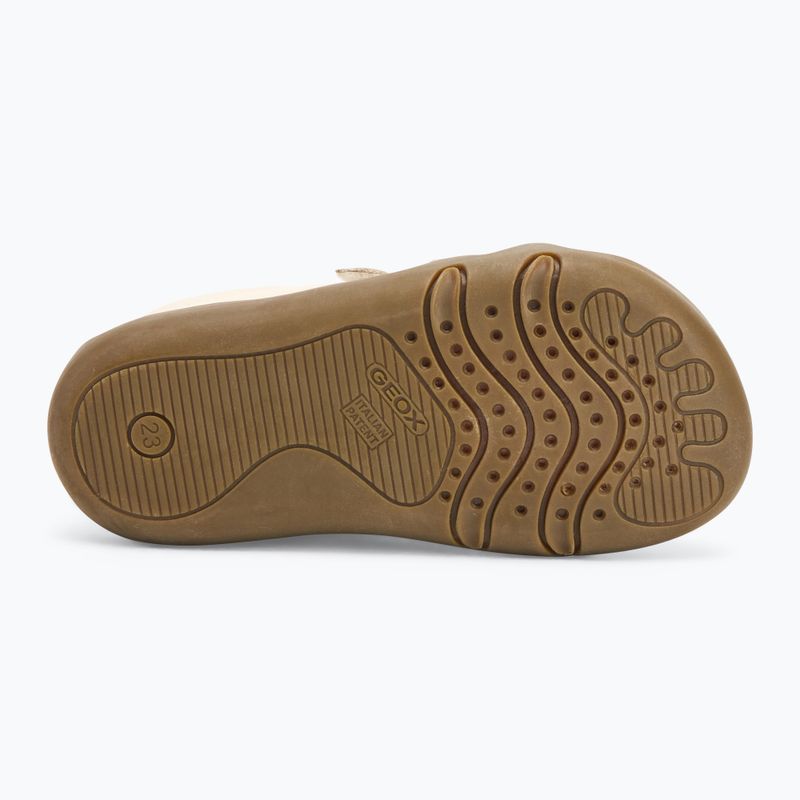 Încălțăminte barefoot pentru copii  Geox Steppieup light ivory 4