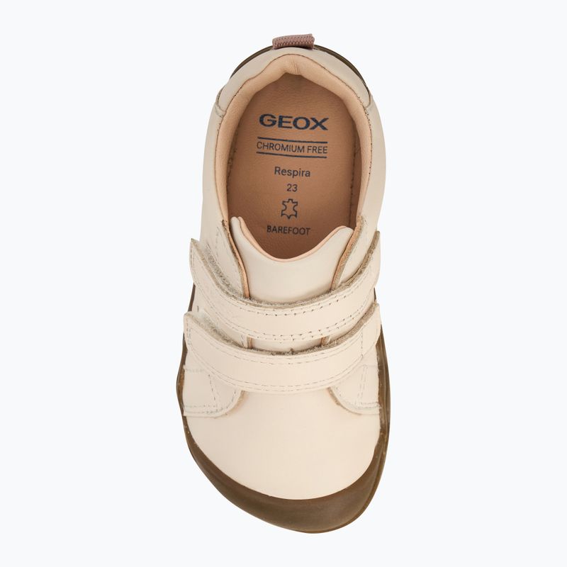 Încălțăminte barefoot pentru copii  Geox Steppieup light ivory 5