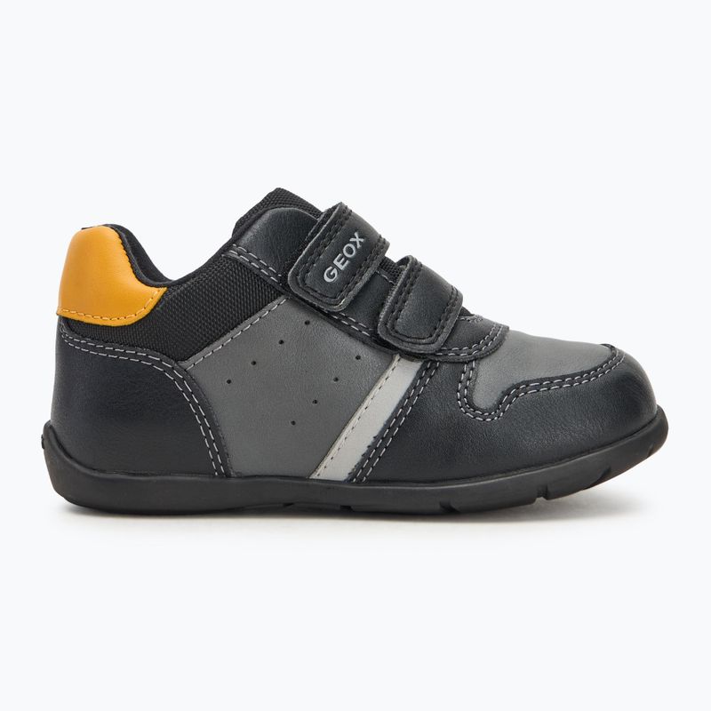 Pantofi pentru copii Geox Elthan negru/ocru 2