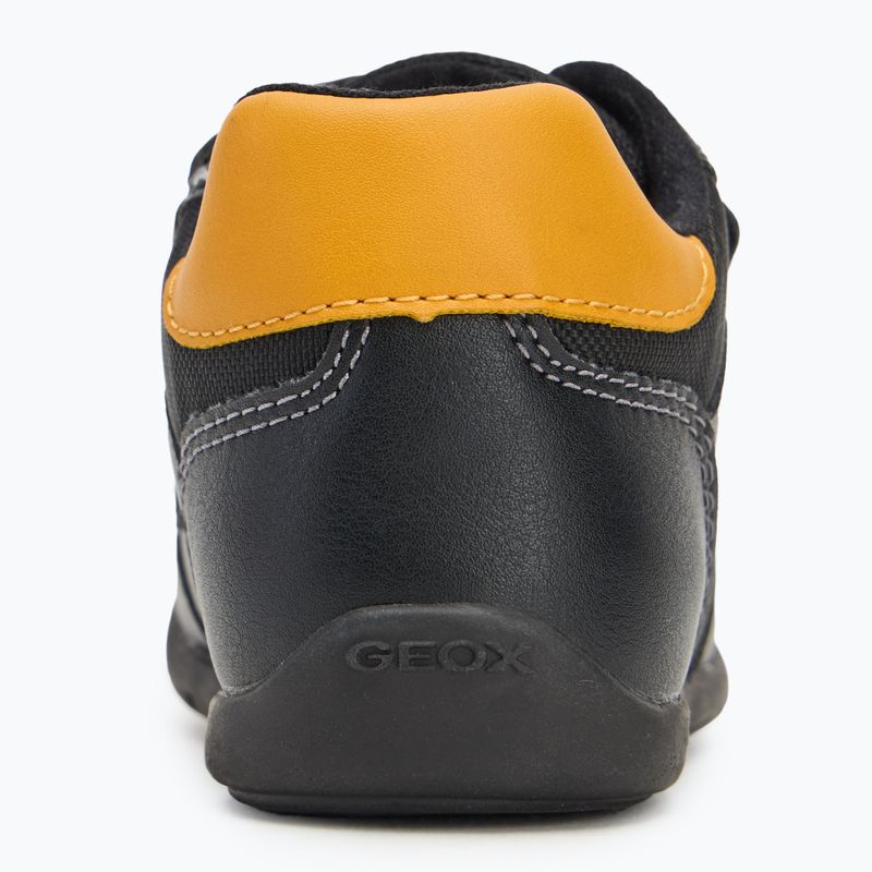 Pantofi pentru copii Geox Elthan negru/ocru 6