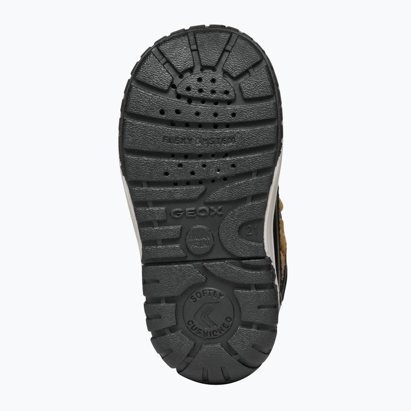 Ghete de zăpadă pentru copii Geox Omar black / curry 6