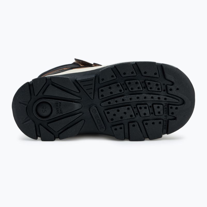 Încălțăminte pentru copii Geox Flantil ABX tobacco/black 4