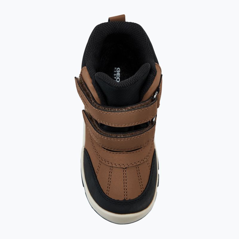 Încălțăminte pentru copii Geox Flantil ABX tobacco/black 5