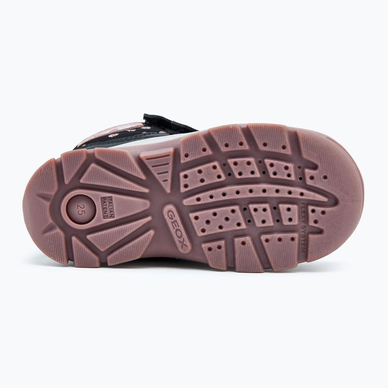 Încălțăminte pentru copii Geox Flantil ABX black/old rose 4