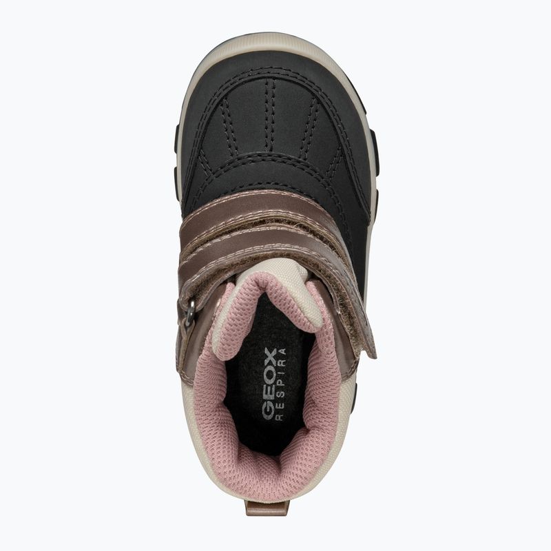 Încălțăminte pentru copii Geox Flantil ABX black/dark beige 12