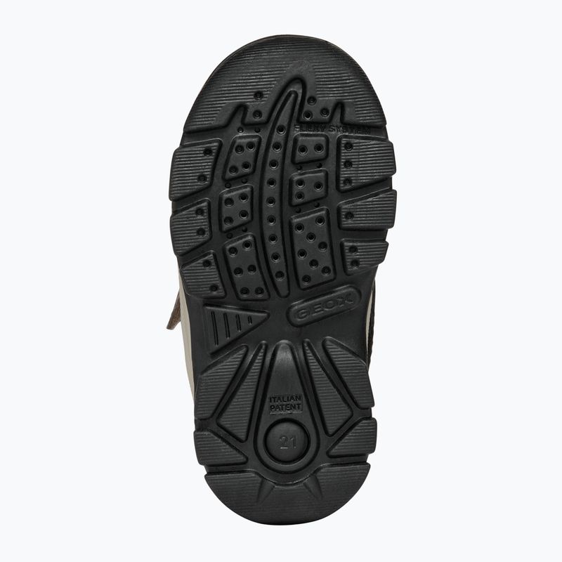 Încălțăminte pentru copii Geox Flantil ABX black/dark beige 13