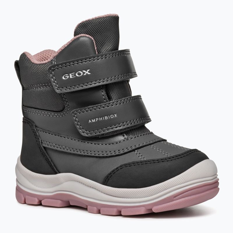 Încălțăminte pentru copii Geox Flantil ABX anthracite/dark pink 8